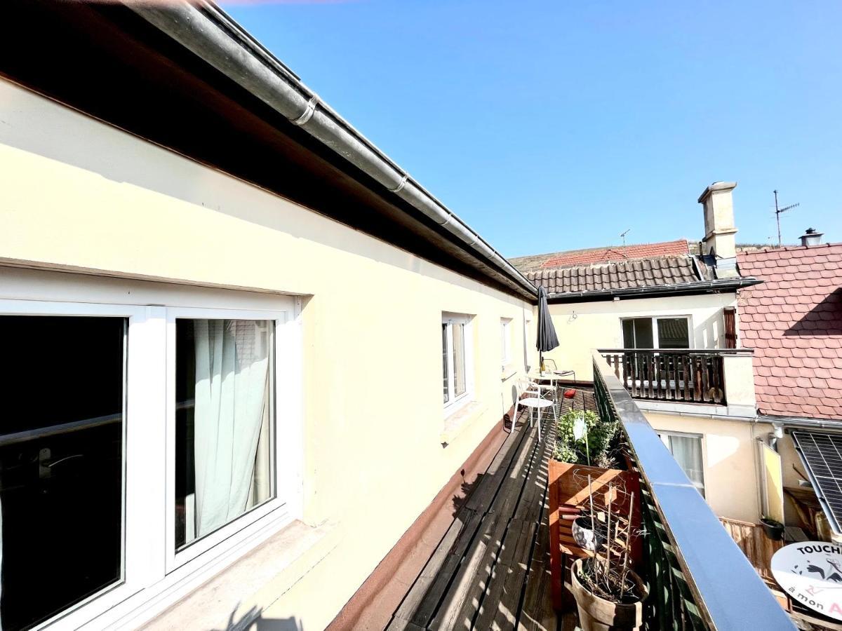 Sous Les Toits Avec Garage Et Terrasse A Ribeauville エクステリア 写真